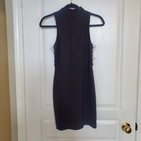 T By Alexander Wang Sz S mock neck mini dress - Picture 4 of 4